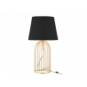 Lauavalgusti JONI kuldne / must, 25x25xH62 cm, E27