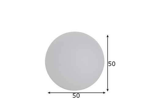 Välisvalgusti XIMI valge, 50x50xH50 cm, LED