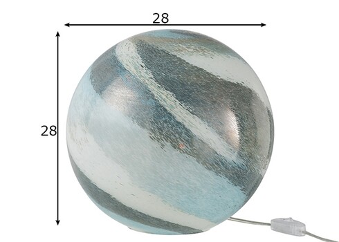 Lauavalgusti DANY sinine, 28x28xH28 cm, E14