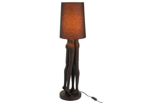 Lauavalgusti COUPLE must, 21x21xH90 cm, E27