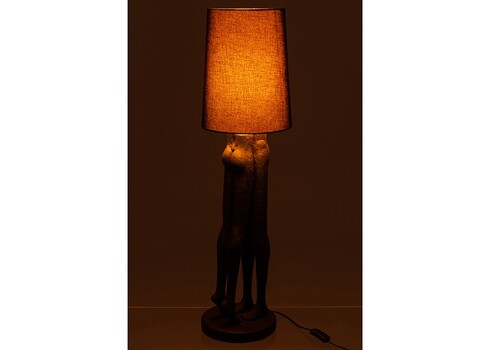 Lauavalgusti COUPLE must, 21x21xH90 cm, E27