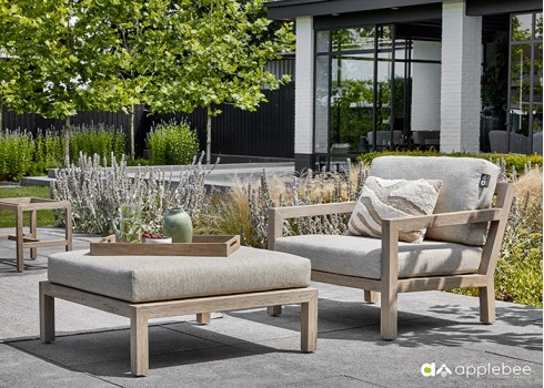 Tugitool Olive tiik, 90x86xH69 cm