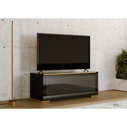 Tv-alus GENOVA must läige, 125x45xH50 cm