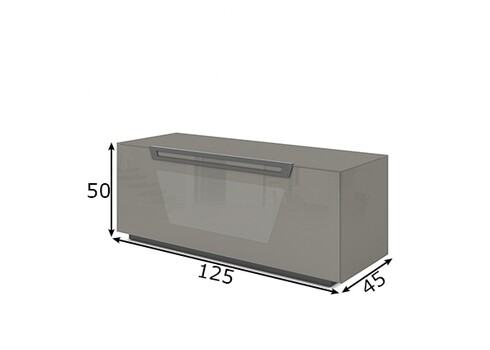 Tv-alus VENTI hall läige, 125x45xH50 cm