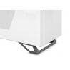 Tv-alus jalgadel VENTI mattvalge, 125x45xH53 cm