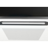 Tv-alus ratastel VENTI mattvalge, 150x45xH50 cm