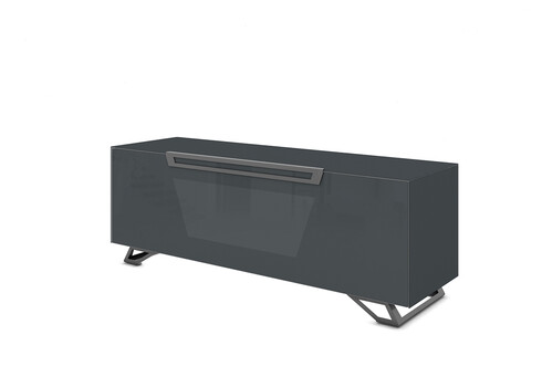 Tv-alus jalgadel VENTI tumehall läige, 150x45xH53 cm