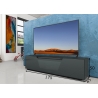 Tv-alus ratastel VENTI tumehall läige, 175x45xH50 cm