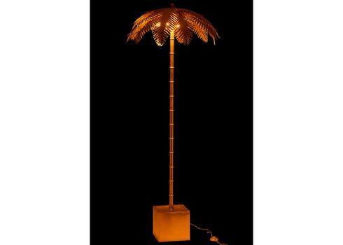 Põrandavalgusti COCO kuldne, 77x77xH210 cm