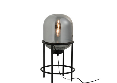 Lauavalgusti SASHA hõbe / must, 27x27xH50 cm, E27