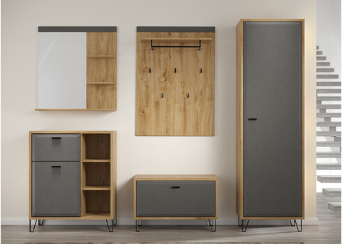 Seinanagi BLANSHE tumehall / tamm, 79x27xH110 cm