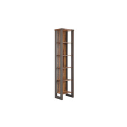 Riiul PRIME tumehall / puit, 50x35xH213 cm