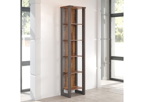 Riiul PRIME tumehall / puit, 50x35xH213 cm