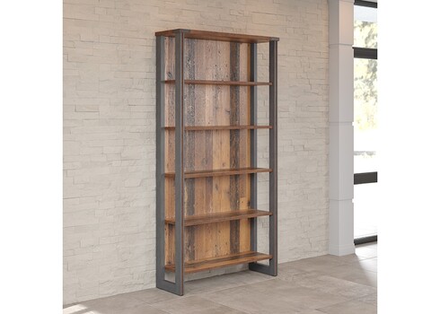 Riiul PRIME tumehall / puit, 109x35xH213 cm