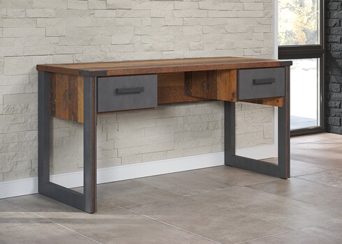 Kirjutuslaud PRIME tumehall / puit, 148x60xH75 cm