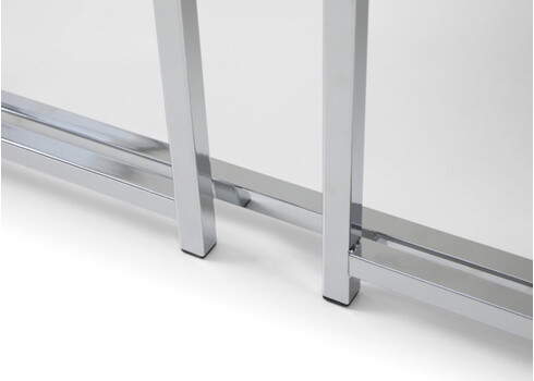 Diivanilaudade komplekt ELEMENTS valge / kroom