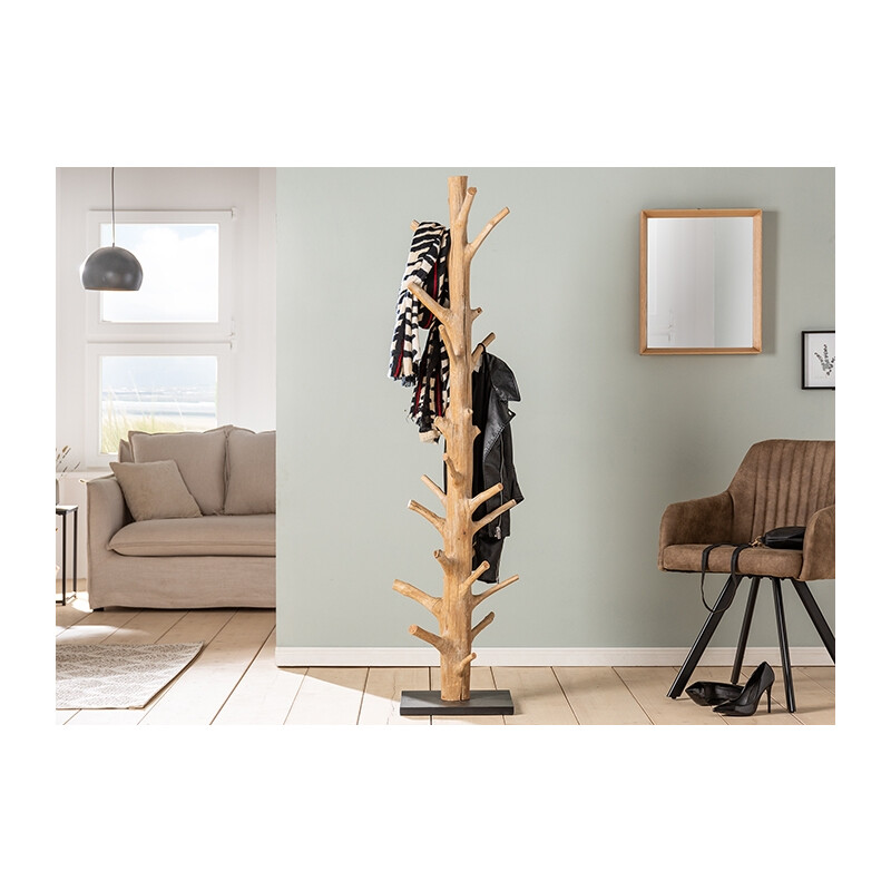 Riidenagi TREE pruun, 35x35xH170 cm