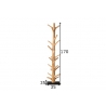 Riidenagi TREE pruun, 35x35xH170 cm