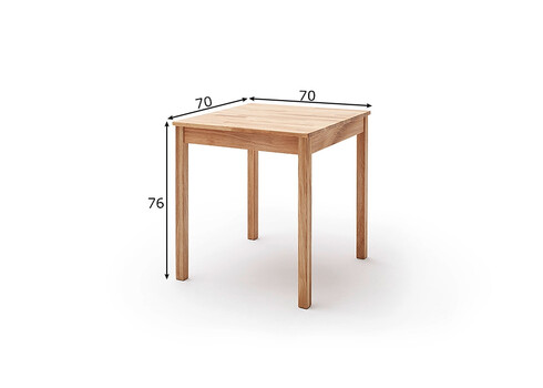 Laud ALFONS tamm, 70x70xH76 cm