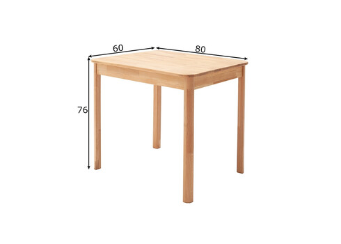 Söögilaud OSKAR pöök, 60x80xH76 cm