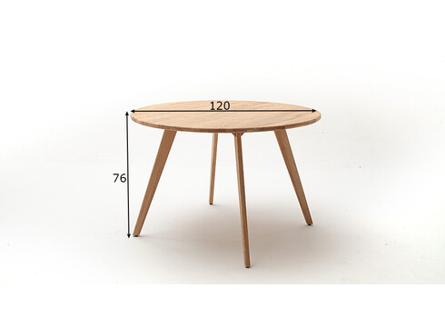 Söögilaud PELLARO tamm, D120xH76 cm