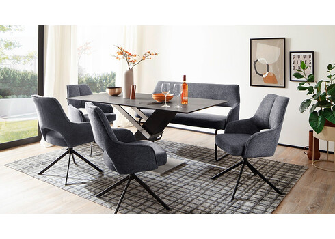 Pink BANGOR antratsiit, 175x64xH89 cm