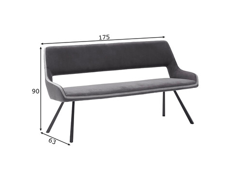 Pink BAYONNE hall, 175x60xH90 cm