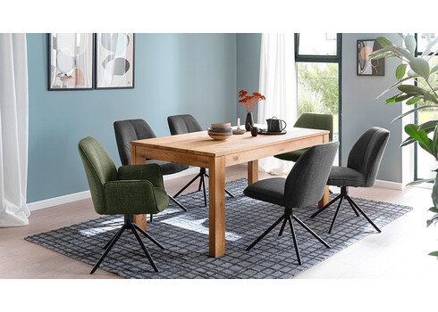 Käetugedega tool PEMBA roheline, 59x63xH88 cm, 2 tk