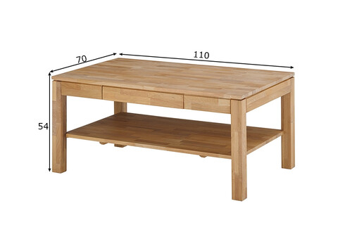 Diivanilaud SALEM pöök, 115x70xH54 cm