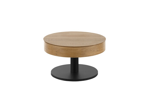 Diivanilaud TANGER metsik tamm / hall, D75xH47-65 cm