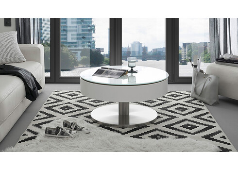 Diivanilaud SUVA valge, D79xH40 cm