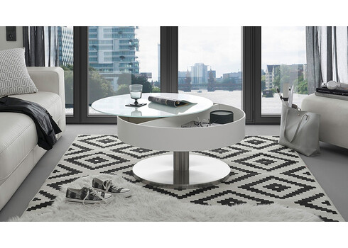 Diivanilaud SUVA valge, D79xH40 cm