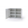 Kummut GRANADA tamm / valge, 103x44xH86 cm
