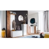 Kummut GRANADA tamm / valge, 103x44xH86 cm