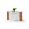 Kummut GRANADA tamm / valge, 154x44xH86 cm