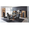Kapp-riiul LIZZANO matthall / tamm, 66x40xH209 cm
