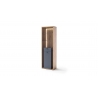 Kapp-riiul LIZZANO matthall / tamm, 66x40xH209 cm
