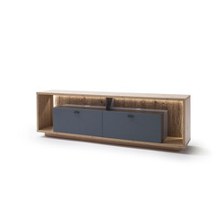 Tv-alus LIZZANO matthall / tamm, 205x40xH63 cm