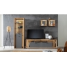 Riiul LIZZANO matthall / tamm, 45x18xH45 cm