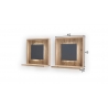 Riiul LIZZANO matthall / tamm, 45x18xH45 cm