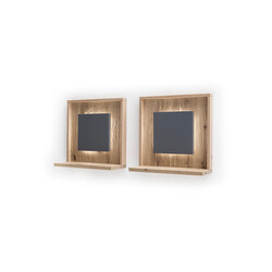 Riiul LIZZANO matthall / tamm, 45x18xH45 cm