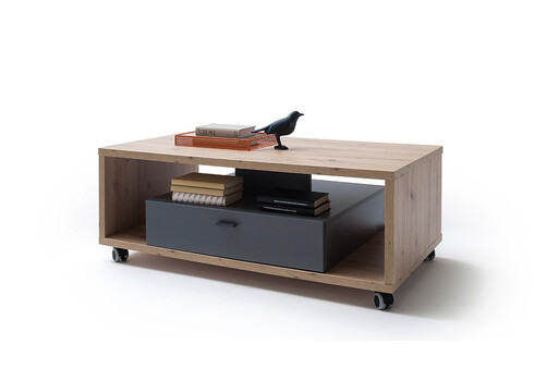 Diivanilaud LIZZANO matthall / tamm, 115x65xH43 cm