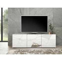 TV-alus VITTORIA valge läige, 181x42xH57 cm