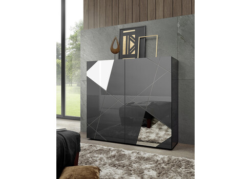 Kummut VITTORIA antratsiit läige, 121x42xH111 cm