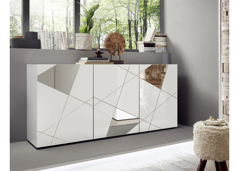 Kummut VITTORIA valge läige, 181x42xH84 cm