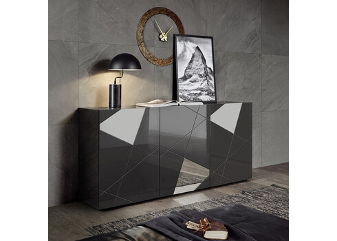 Kummut VITTORIA antratsiit läige, 181x42xH84 cm