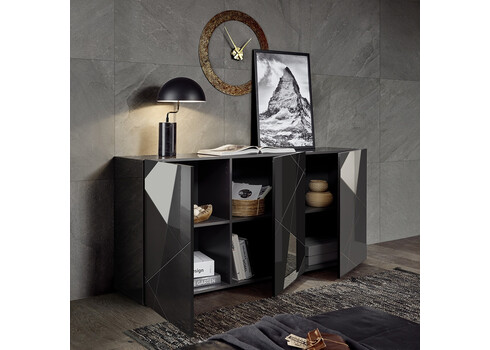 Kummut VITTORIA antratsiit läige, 181x42xH84 cm