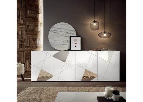 Kummut VITTORIA valge läige, 241x42xH84 cm