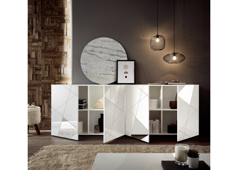 Kummut VITTORIA valge läige, 241x42xH84 cm