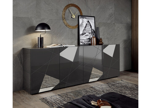 Kummut VITTORIA antratsiit läige, 241x42xH84 cm